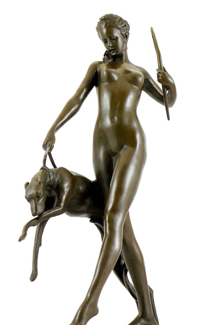 Edward McCartan Bronze Sculpture - Diana And Hound - Sign. Edward Mccartan Contemporary Art