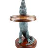 Alfred Stevens Exclusive Art Deco Crocodile Table - A. Stevens - Whiskey Table - Whiskey Bar For Sale Animal Sculptures