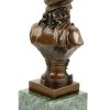 Miguel Fernando Lopez (Milo) Leonardo Da Vinci Bust - Limited Bronze Statue - Signed Milo Contemporary Art