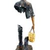 Martin Klein Broken Man Xxl - Large Bronze Statue - Height: 128 Cm - Limited Contemporary Art