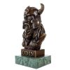 Kunst & Ambiente Odin Bronze Bust - Bronze Viking - Signed - Bronze Figurine New Products