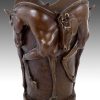 Miguel Fernando Lopez (Milo) Horse Bronze Statue - Horse Bronze Vase - Signed Milo Animal Sculptures