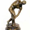 Kunst & Ambiente Greek Mythology Bronze - Discobolus Statue - Signed By Myron Greek Statues