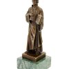 Miguel Fernando Lopez (Milo) Martin Luther Statue - Vintage Bronze Figurine - Signed Milo Contemporary Art