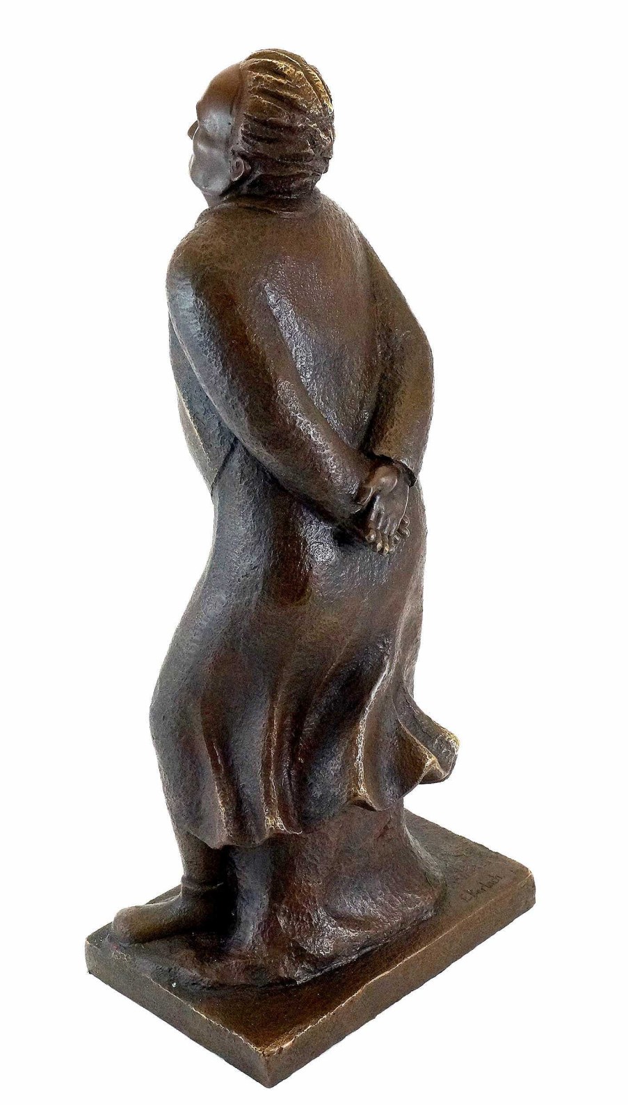 Ernst Barlach The Walker (1912) - Ernst Barlach - Bronze Statue Contemporary Art