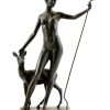 Edward McCartan Bronze Sculpture By Edward Mccartan - Diana And Doe - Signed Greek Statues