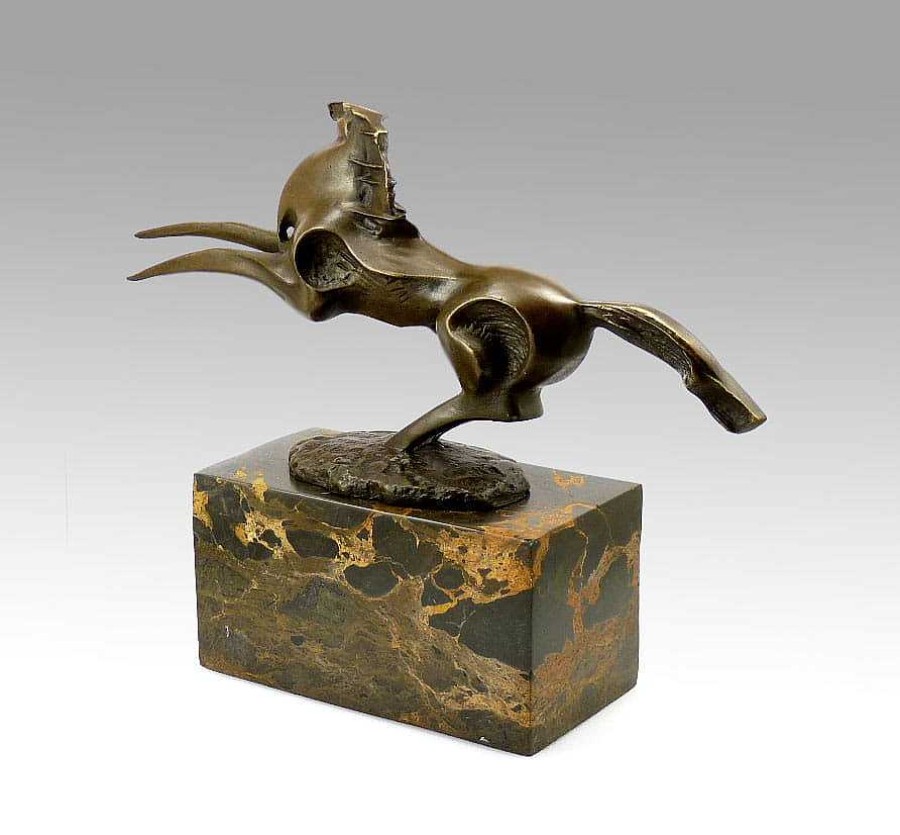 Miguel Fernando Lopez (Milo) Bronze Sculpture - Dynamic Stallion - Signed Milo Contemporary Art