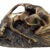 Kunst & Ambiente Erotic Vienna Bronze, Two Lesbian Women O. The Rock, Lambeaux Erotic Nudes - Vienna Bronze