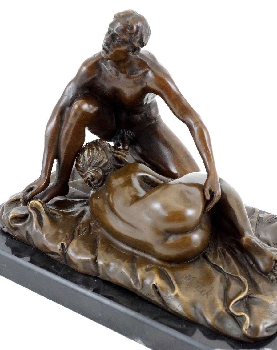 Kunst & Ambiente Blow Job / Sex Scene - Erotic Bronze Figure - 2-Piece - M. Nick Erotic Nudes - Vienna Bronze