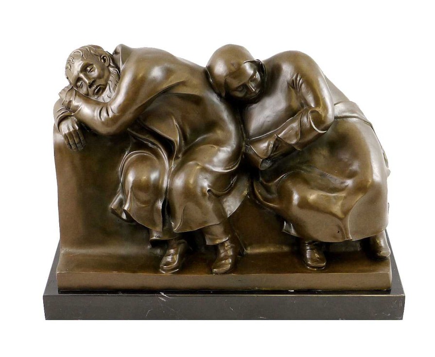 Ernst Barlach Modern Bronze Sculpture - Sleeping Drifters - Ernst Barlach Contemporary Art