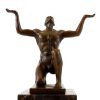 Miguel Fernando Lopez (Milo) Bronze Sculpture - Kneeling Adonis - Signed - Milo Contemporary Art