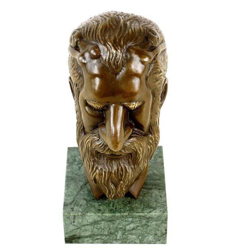 Kunst & Ambiente Sigmund Freud Bust - What'S On Man'S Mind - Erotic Nude - Erotic Bust Erotic Nudes - Vienna Bronze