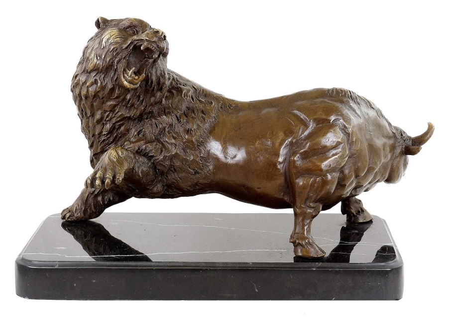 Martin Klein Bearbull - Trader Bronze - Stock Exchange Figure - Martin Klein Contemporary Art