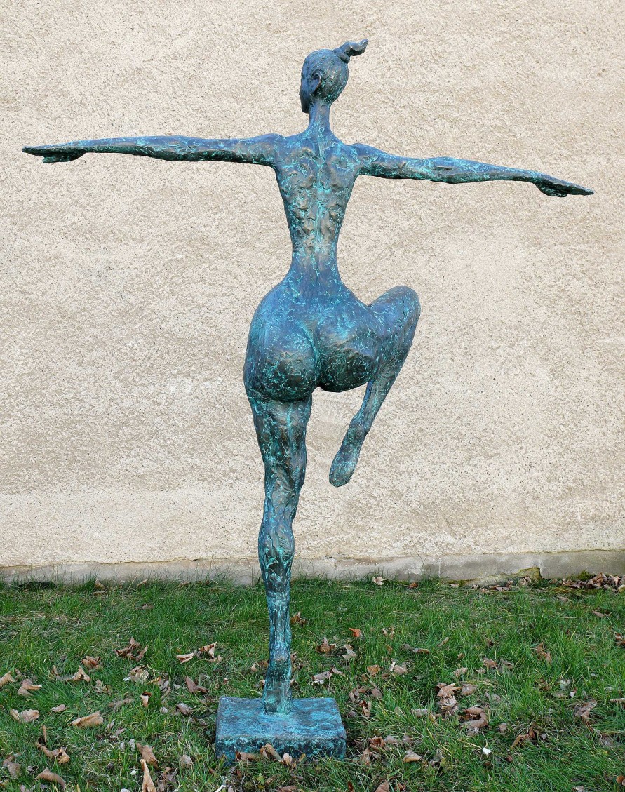 Martin Klein Xxl Garden Sculpture - Dancing Queen - Signed Martin Klein Contemporary Art