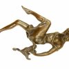 Kunst & Ambiente Erotic Vienna Bronze - Sexy Young Girl Playing With A Cat Erotic Nudes - Vienna Bronze