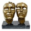 Kunst & Ambiente Modern Art Bronze Sculpture - Complicity - By Miguel Guia Contemporary Art