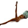 Kunst & Ambiente Camouflage / Veiled Woman Nude - Erotic Bronze - J. Patoue Erotic Nudes - Vienna Bronze