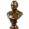 Kunst & Ambiente Otto Von Bismarck Bronze Bust - Signed - Military Bronze On Marble Base Military Statues