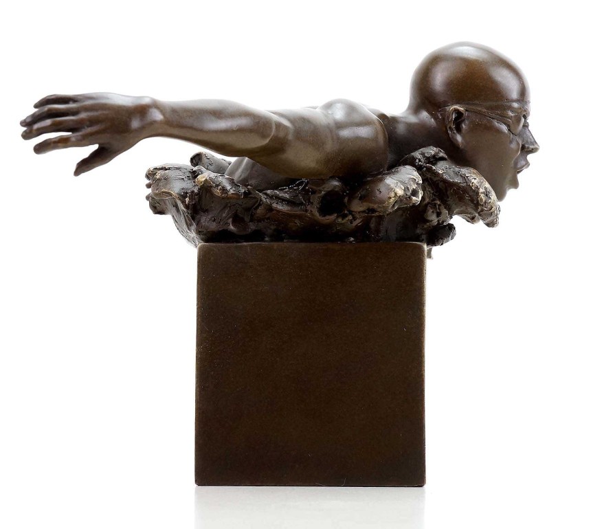 Martin Klein Olympia Edition - Swimmer Bronze Sculpture - Martin Klein Contemporary Art