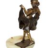 Franz Bergmann Vienna Bronze Figurine - Female Oriental Dancer - Bergmann Seal Erotic Nudes - Vienna Bronze