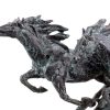 Miguel Fernando Lopez (Milo) Contemporary Art - Wild Horses - Galloping Horses - Signed Milo - Horse Statue Animal Sculptures