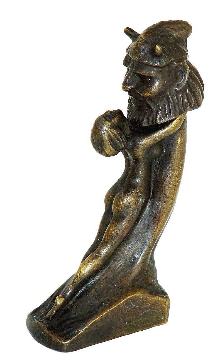 Kunst & Ambiente Erotic Vienna Bronze, Lady Clutch Phallus, Sig. By Dupre, 2-Part Erotic Nudes - Vienna Bronze