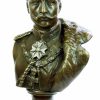 Kunst & Ambiente William Ii. - German Emperor Bronze Bust Signed Military Statues