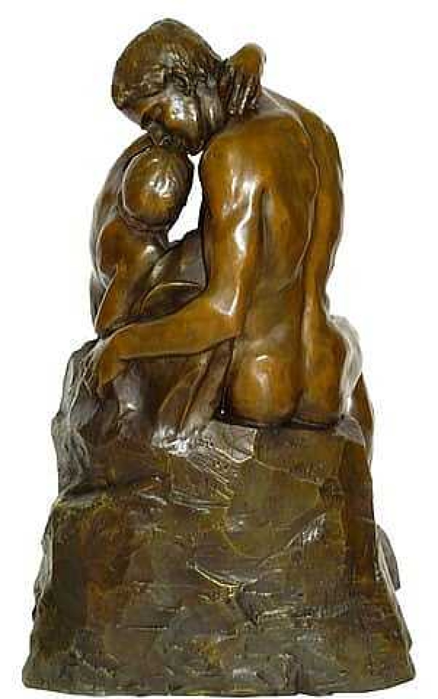 Auguste Rodin Large Bronze Sculpture - The Kiss - Signed Auguste Rodin Contemporary Art