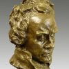 Alfredo Pina Giant Bronze Bust - Ludwig Van Beethoven - Signed A. Pina Contemporary Art