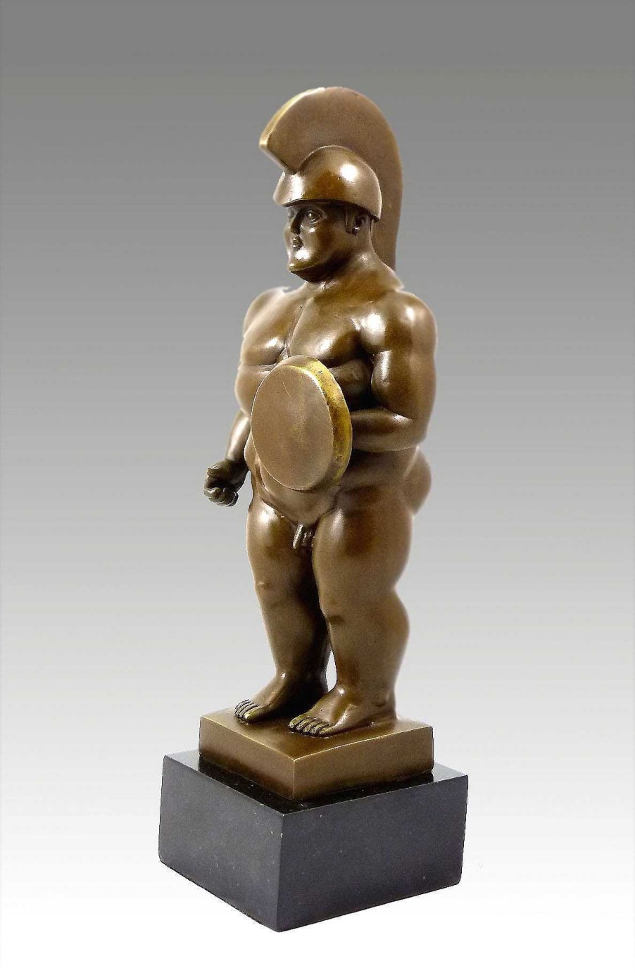 Fernando Botero Modern Art Sculpture - Roman Warrior - Signed Fernando Botero Contemporary Art