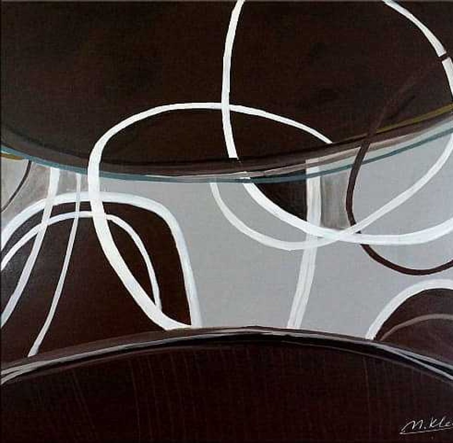 Martin Klein Abstract Oil / Acrylic Painting - Lighting Circuits - M. Klein Oil Painting