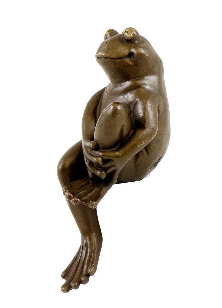 Franz Bergmann Vienna Bronze Funny Figure - Sitting Frog - Bergmann Vienna Erotic Nudes - Vienna Bronze