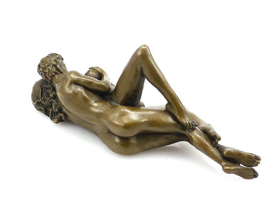 Kunst & Ambiente Erotic Sculpture Lovers / Couple Having Sex - Signed J. Patoue Erotic Nudes - Vienna Bronze