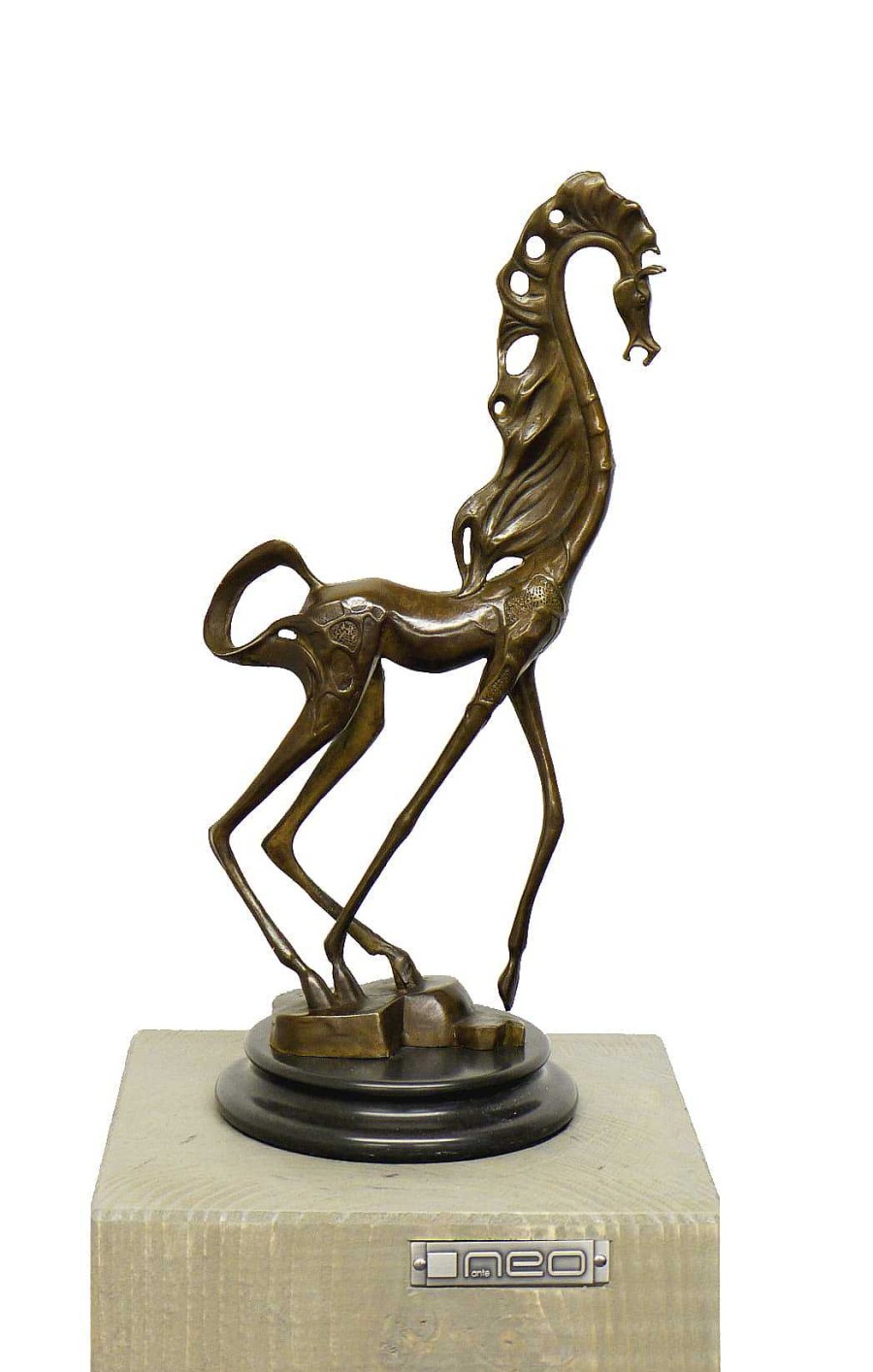 Salvador Dalí Abstract Animal Sculpture - Horse - Homage To S. Dali, Signed Animal Sculptures