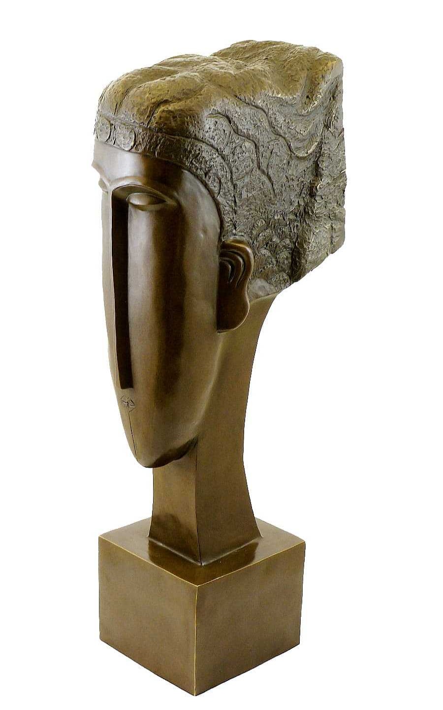 Amedeo Modigliani Bronze Statue - Woman'S Head (1912) - Amedeo Modigliani Contemporary Art