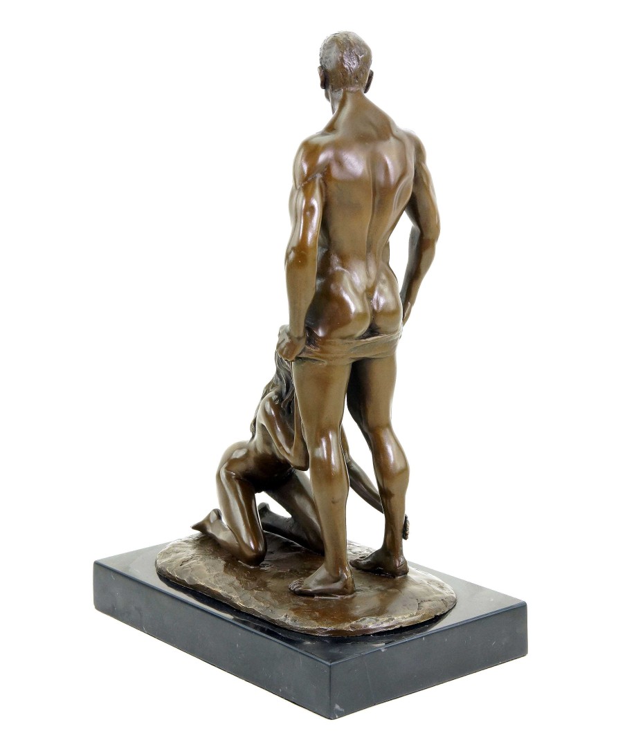 Kunst & Ambiente Blowjob Statue - Sex Bronze - Erotic Pair Of Lovers - Signed M.Nick Erotic Nudes - Vienna Bronze