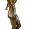 Edward McCartan Girl Drinking From A Shell - Art Nouveau Bronze - E. Mccartan Art Nouveau Statues