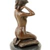 Paul Ponsard Art Nouveau Nude Bronze - New Necklace - Signed Paul Ponsard Erotic Nudes - Vienna Bronze