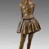 Edgar Degas Bronze Sculpture Little Dancer Of Fourteen Years - Sign. Edgar Degas Garden Statues