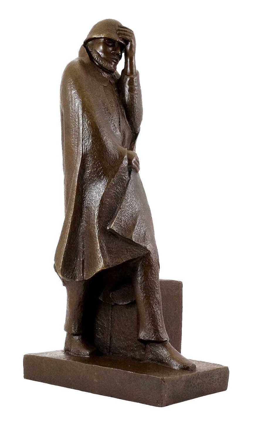 Ernst Barlach Bronze Statue - Wanderer In The Wind (1934) - Ernst Barlach Contemporary Art