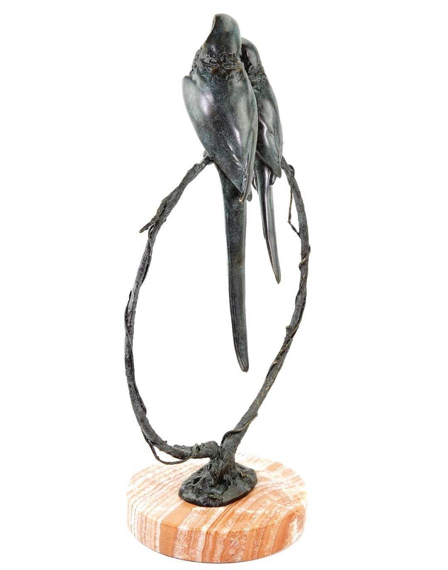 Miguel Fernando Lopez (Milo) Limited Animal Sculpture - Pa(I)Rrot - Signed Milo Bronze Statue Animal Sculptures