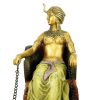 Franz Bergmann Erotic Nude - Pharaoh With Lionesses - Bergmann - Carpet Bronze Erotic Nudes - Vienna Bronze