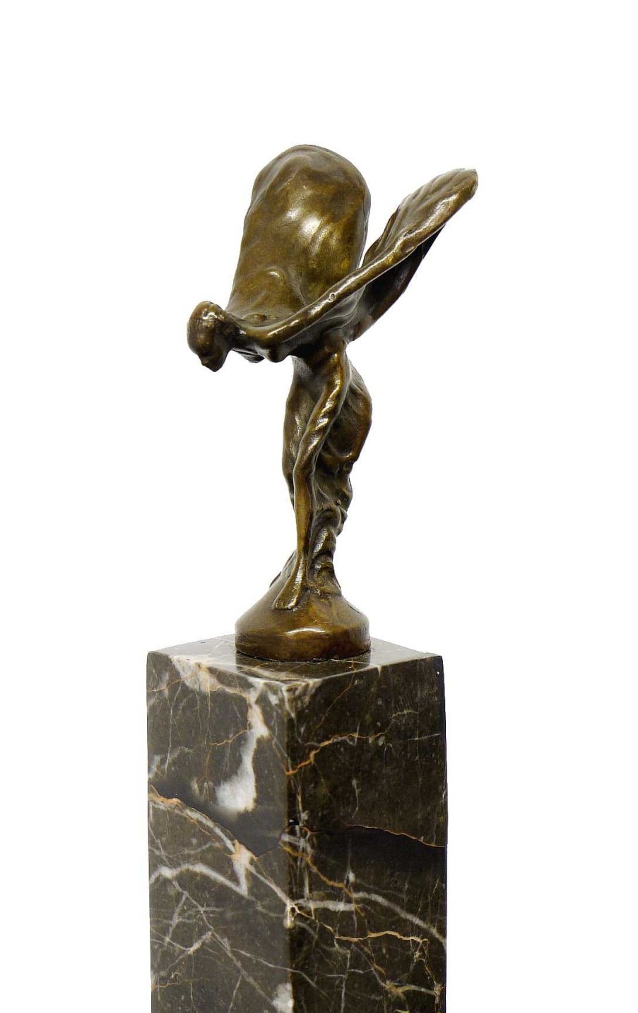 Alfred Stevens Emily / Spirit Of Ecstasy - Bronze Figure, Signed Stevens Contemporary Art