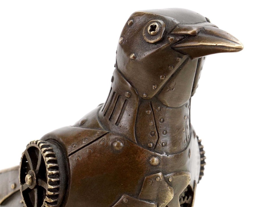 Martin Klein Steam Punk Figurine - Bronze Bird - Contemporary Art - Martin Klein Contemporary Art