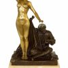 Kunst & Ambiente Art Nouveau Statue - The Slave'S Fate (1910) - Signed By Theodor Art Nouveau Statues