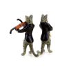 Franz Bergmann Band Of Cats - Vienna Bronze - Six-Piece - Cat Figurines - Group Erotic Nudes - Vienna Bronze