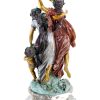 Kunst & Ambiente Bacchanal According To Clodion - Signed Bronze Statue In Rococo Style Greek Statues