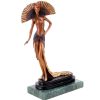 Ferdinand Preiss Art Deco Sculpture Female Dancer By Ferdinand Preiss - Revue Dancer Art Deco Figurines