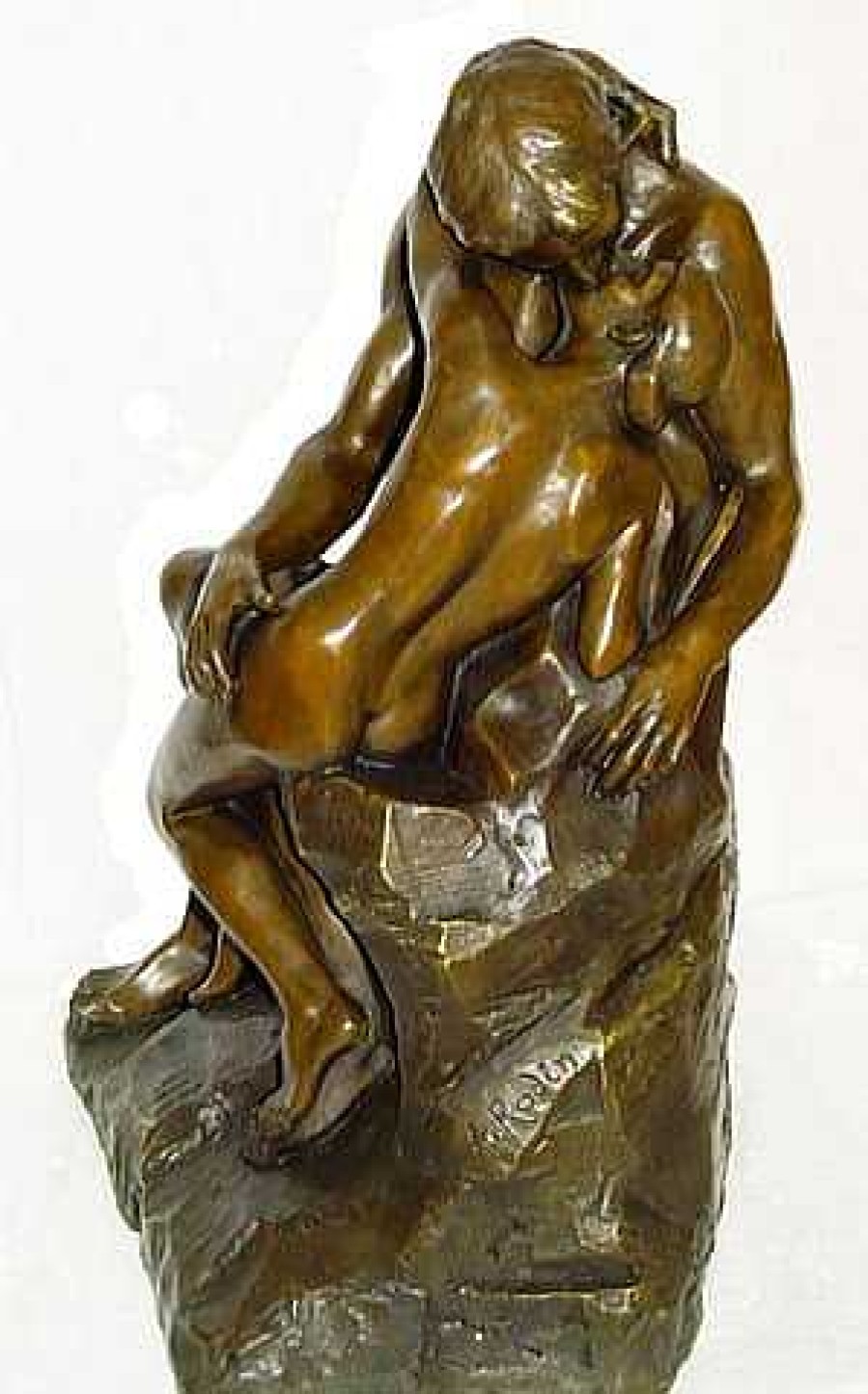 Auguste Rodin Large Bronze Sculpture - The Kiss - Signed Auguste Rodin Contemporary Art