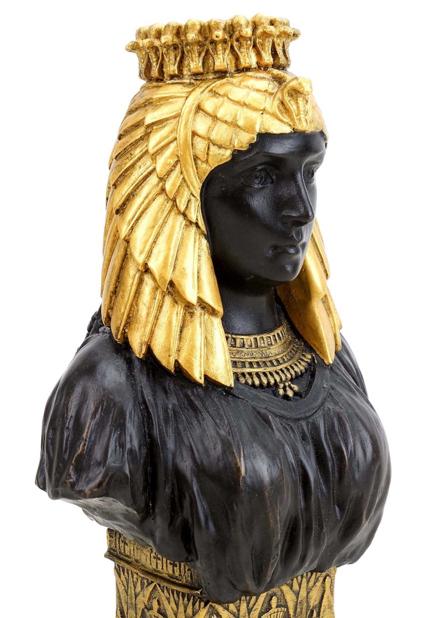 Miguel Fernando Lopez (Milo) Egyptian Cleopatra Bust - Greek Statue - Signed Milo Greek Statues